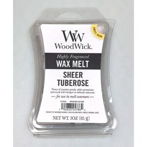 WoodWick 3‎ oz Wax Melt - Sheer Tuberose NEW